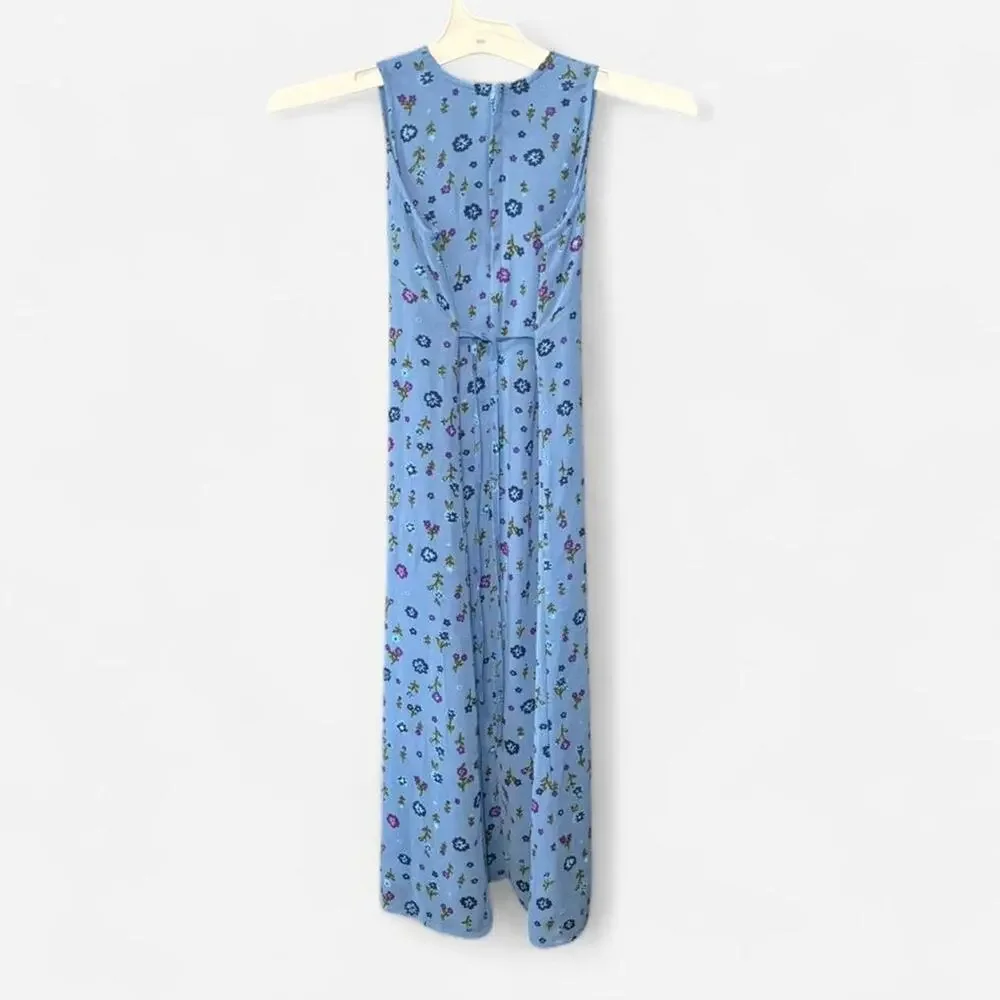 CHERRY STIX Girls Sundress 7/8 Floral Sleeveless Blue Multicolor